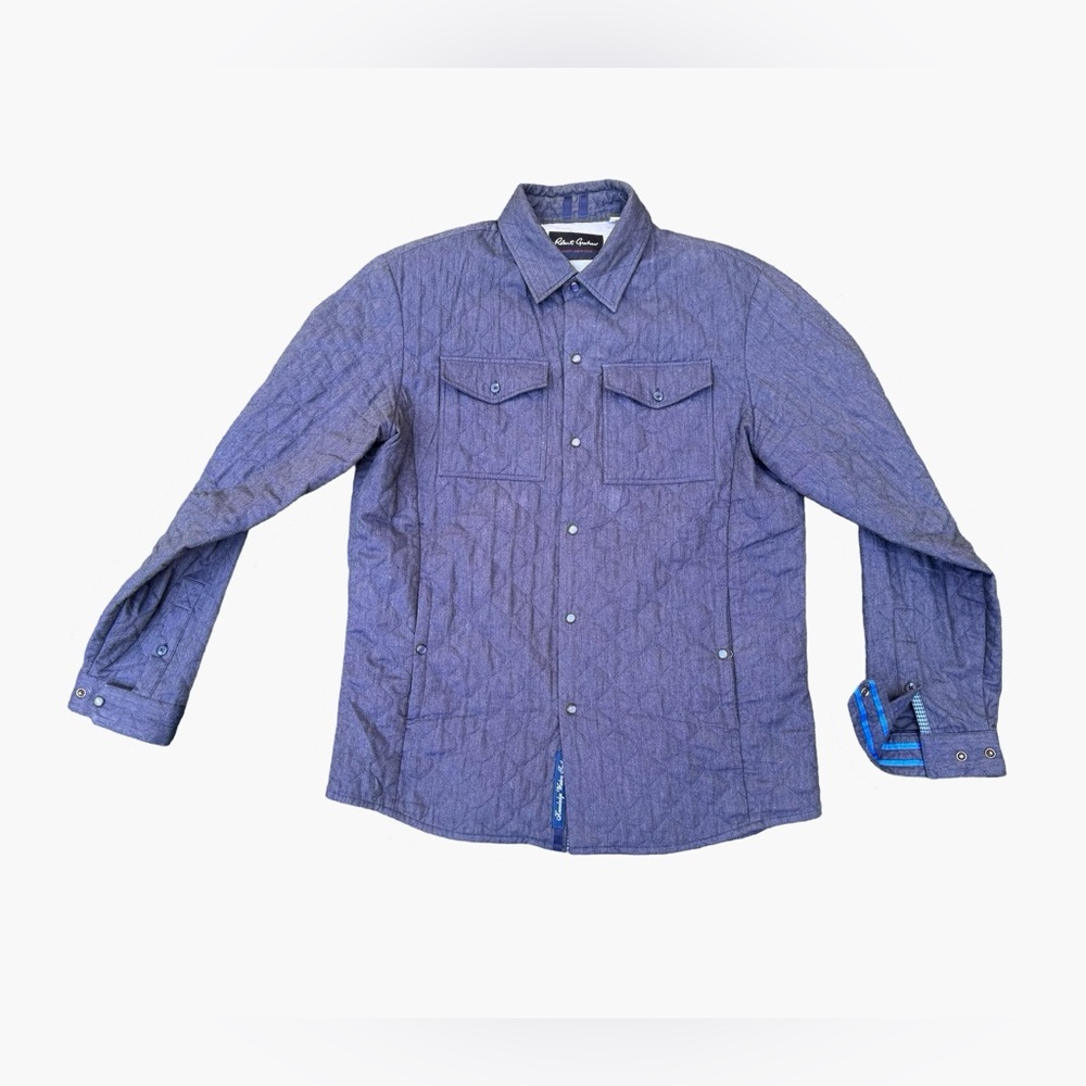 Robert Graham / Men’s Quilted Shirt Jacket / Size L